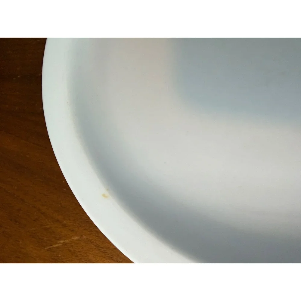 Pottery Barn Du Jour Plates White Suppertime Set of 2 Ceramic Minimalist - Picture 5 of 6